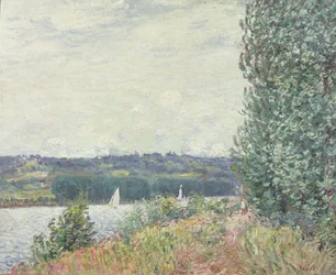 The Seine at Bouille, a Gust of Wind
